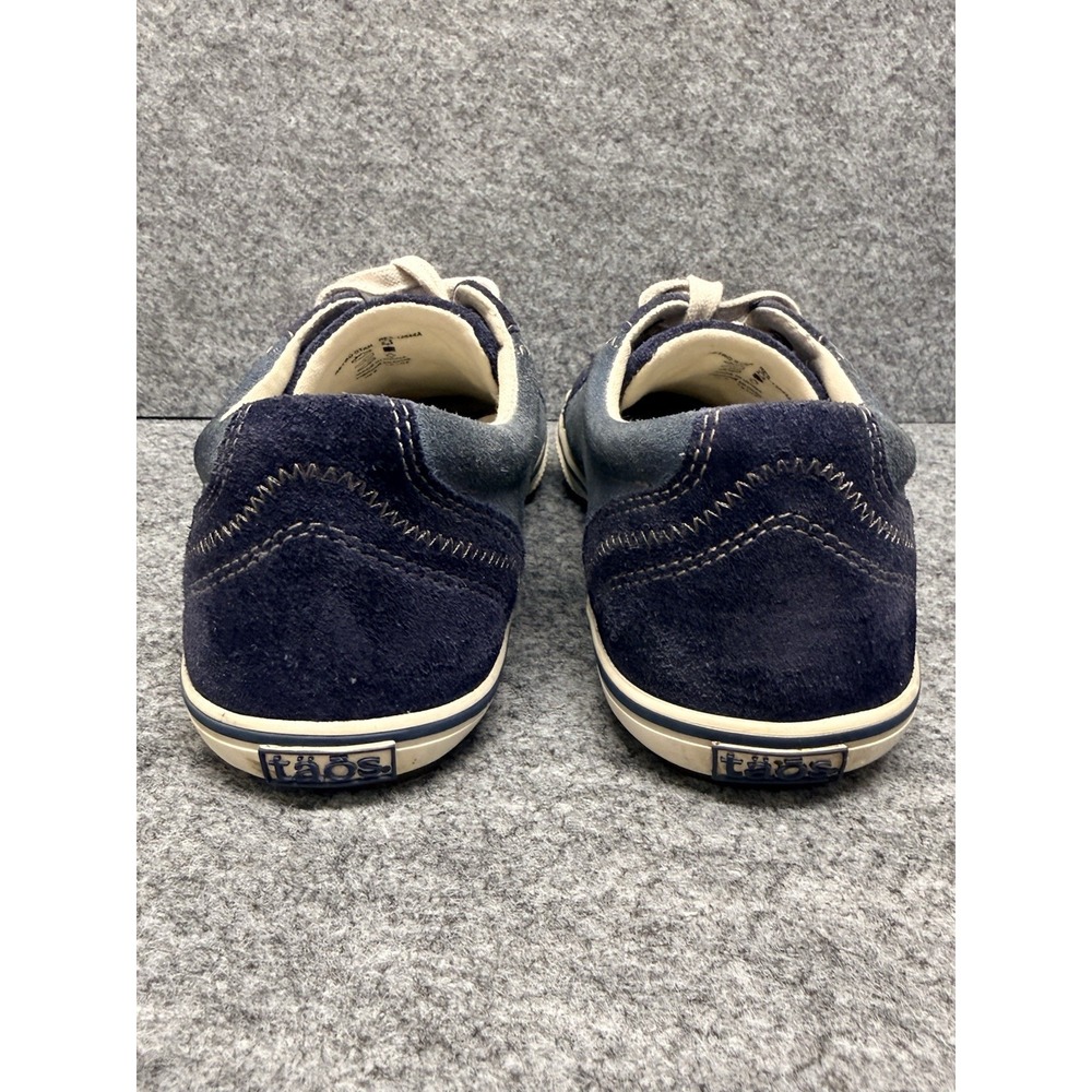 Taos Retro Star Sneakers Women Size 7.5 Blue Suede Lace Up Shoes - Picture 4 of 6